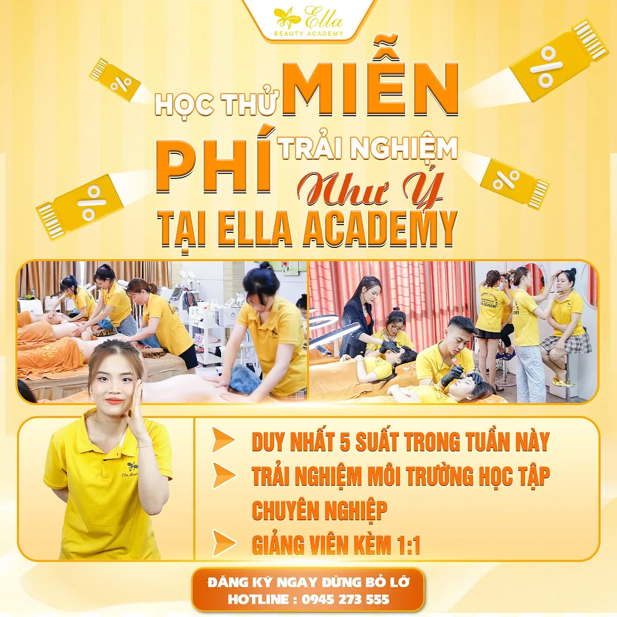 Đăng ký học thử 0 đồng tại Queen Ella Academy