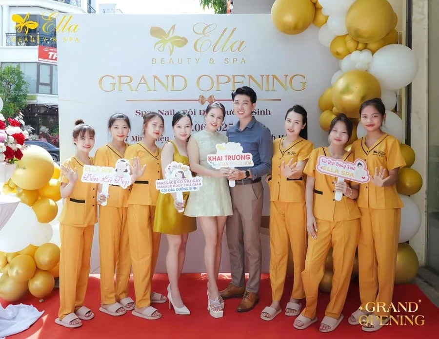Ngày khai trương một cơ sở mới trong hệ thống Ella Beauty & Spa